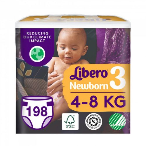 Libero Newborn 3  4-8 kg  198db MEGA