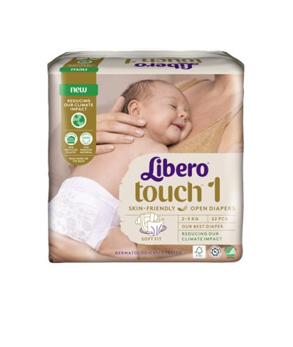 Libero Touch 1 nadrágpelenka  2-5 kg  22db