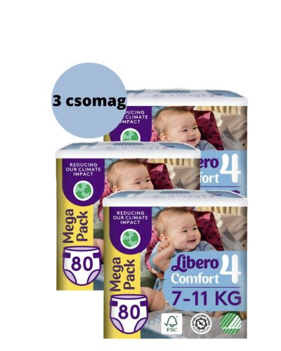 Libero Comfort 4  7-11 kg  240db MEGA