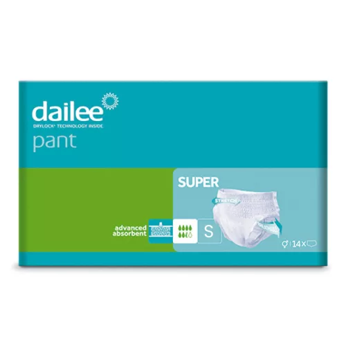 Dailee Pant Super S - inkontinencia pelenkanadrág 2110 ml (14 db)