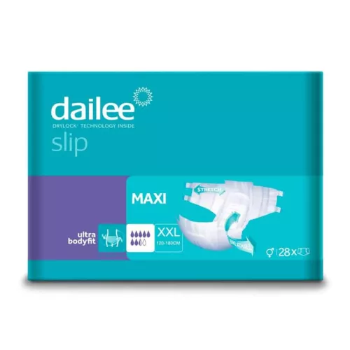 Dailee Slip Maxi XXL - inkontinencia nadrágpelenka 3700 ml (28 db)