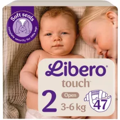 Libero Touch 2 JUMBO nadrágpelenka 3-6kg 47db