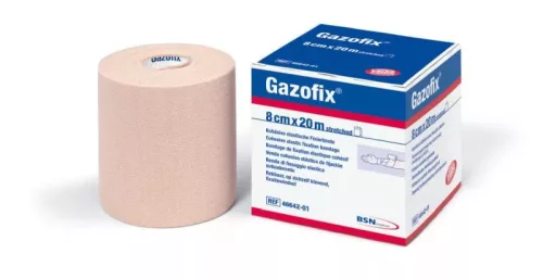 Gazofix 8cm x 20m testszínű