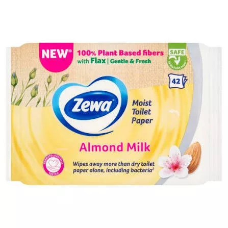 Zewa Almond Milk nedves toalettpapír 42db