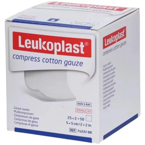 Leukoplast ST mull lap 10 x 10cm (STERIL)