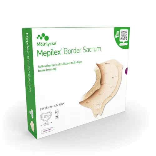 Mepilex Border Sacrum 22 x 25 cm, 1 db
