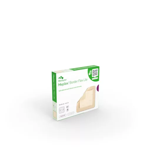 Mepilex Border Flex Lite 10 x 10 cm, 1 doboz (5 db)