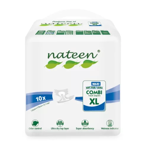 Nateen Combi Maxi XL- inkontinencia nadrágpelenka 3900 ml (10db)