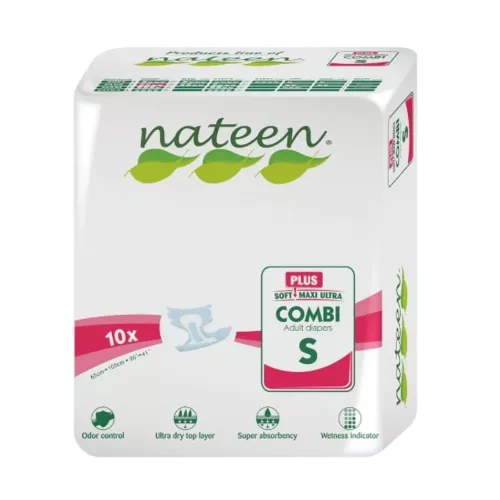 Nateen Combi Plus S - inkontinencia nadrágpelenka 1800 ml (10db)