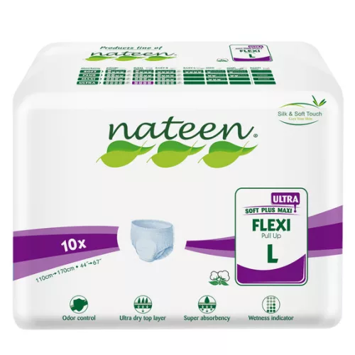 Nateen Flexi Ultra L - inkontinencia pelenkanadrág (10db)