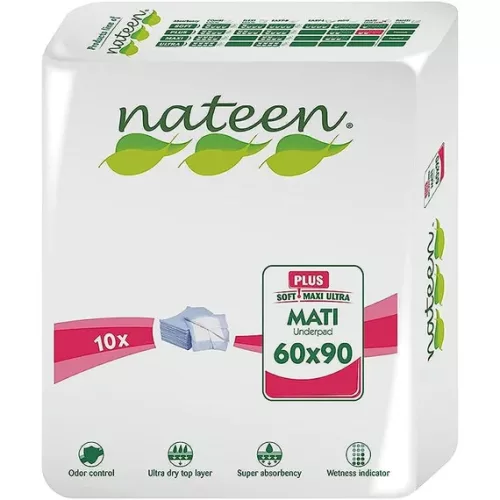 Nateen Mati Plus 60×90 cm - Ágyvédő betegalátét (10 db)