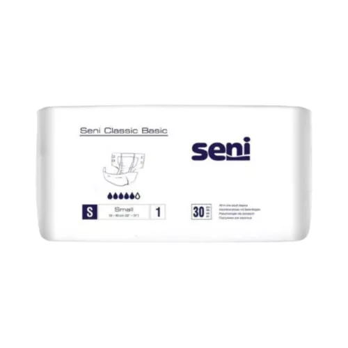 Seni Classic Basic S - felnőtt nadrágpelenka 1200 ml (30 db)