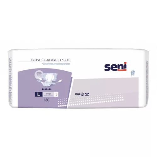 Seni Classic Plus L - nadrágpelenka 3100 ml (30 db)