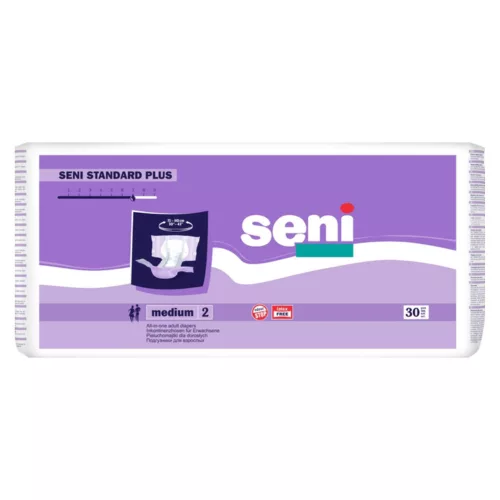 Seni Standard Plus Air M - felnőtt pelenka 2900 ml (30 db)