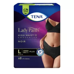   TENA Lady Pants Plus Noir L - inkontinencia fehérnemű (8 db)