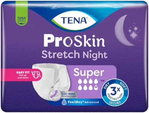 TENA Stretch ProSkin Night Super M - rugalmas nadrágpelenka (10db)