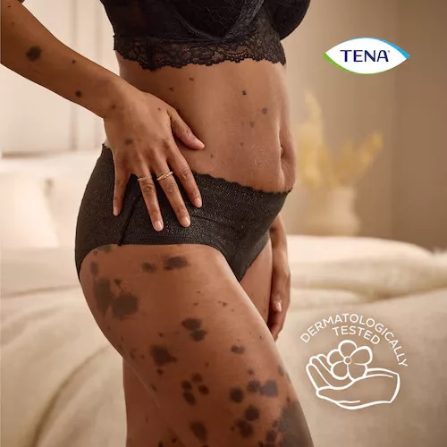 TENA Silhouette Plus M - Fekete inkontinencia fehérnemű (12 db)