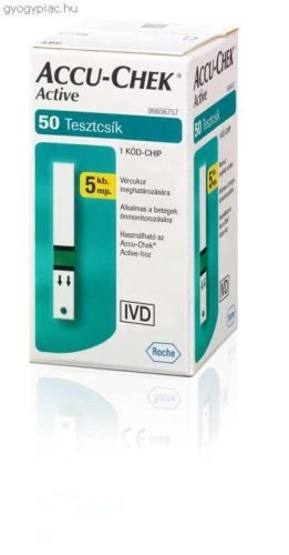 Accu Chek Active vercukor tesztcsik 50