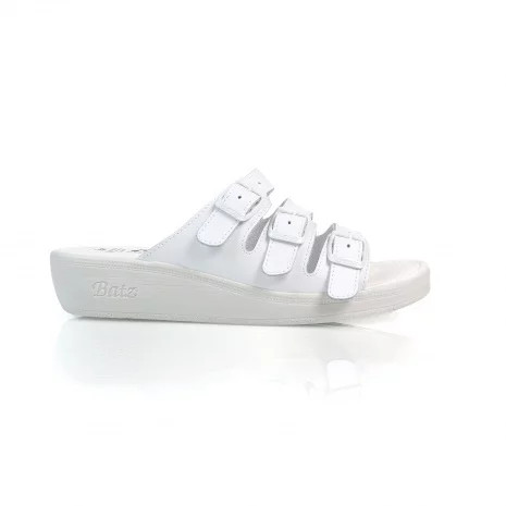 BATZ 3BCS fehér női bőr papucs 36-41