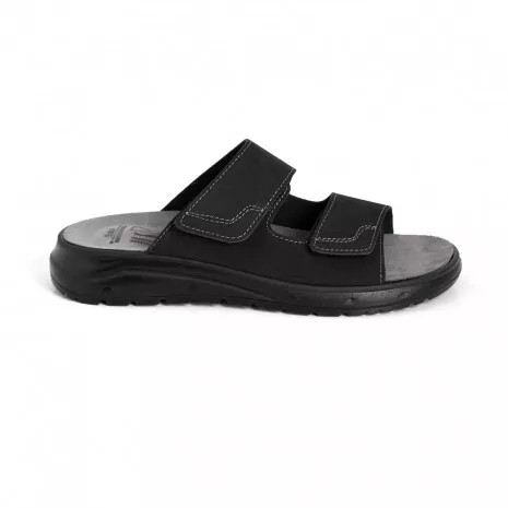 BATZ ERIK FEKETE férfi bőr PAPUCS 41, 43-46