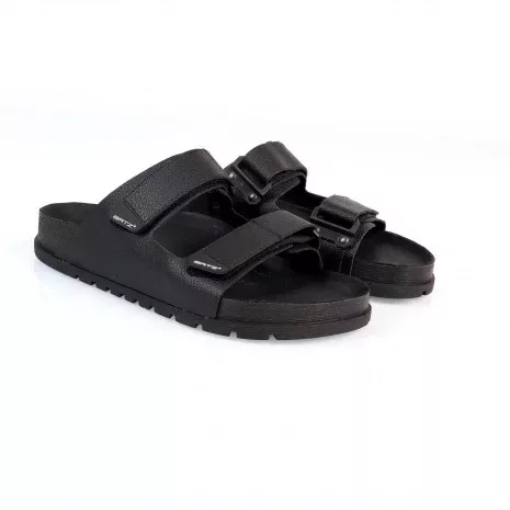 BATZ ADVENTURE FEKETE férfi bőr PAPUCS 41-45