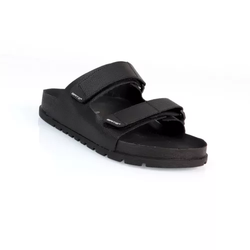 BATZ ADVENTURE FEKETE férfi bőr PAPUCS 41-45