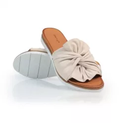 BATZ Amelia bézs női bőr papucs 38