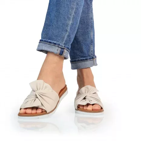 BATZ Amelia bézs női bőr papucs 38