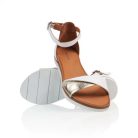 BATZ Ariana white mix NŐI BŐR SZANDÁL 37-40