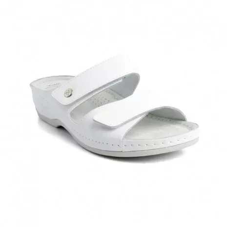 BATZ FC06 fehér női bőr papucs 36-41