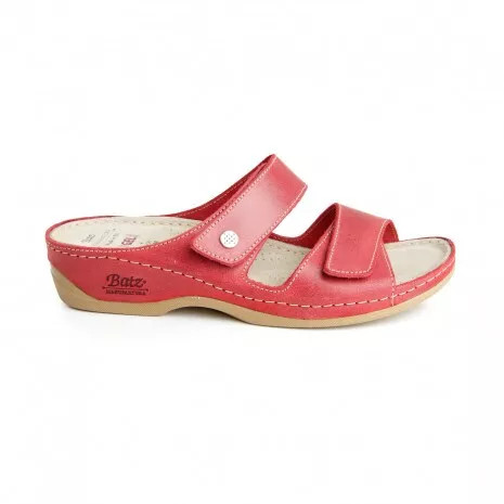 BATZ FC06 piros női bőr papucs 36-41