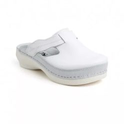 BATZ FLOWER FEHÉR NŐI BŐR KLUMPA 36-41