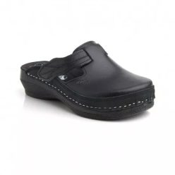 BATZ FLOWER FEKETE NŐI BŐR KLUMPA 36-41