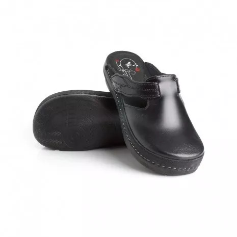 BATZ FLOWER FEKETE NŐI BŐR KLUMPA 36-41