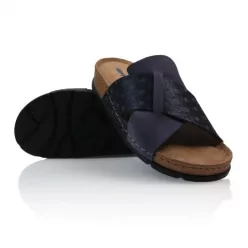 BATZ Marina blue mix női bőr papucs 36-41