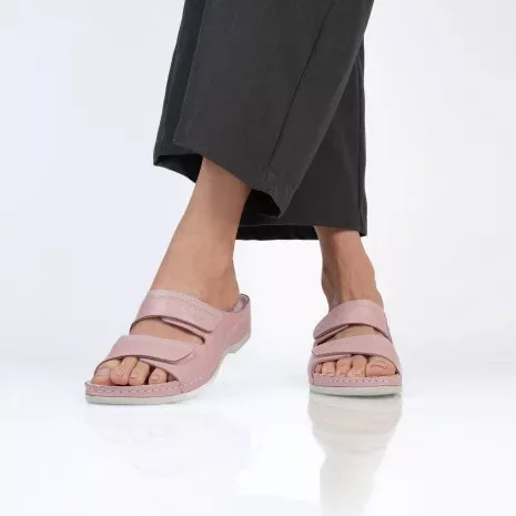 BATZ Rea pink női bőr papucs 36-41