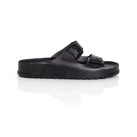 BATZ Zamira fekete női bőr papucs 37-41