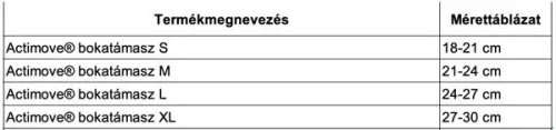 ACTIMOVE bokatámasz XL 1x