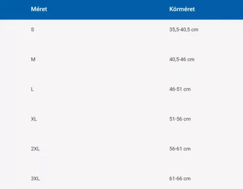 Actimove térdrögzítő S-es méret, körbetekerhető, párnás