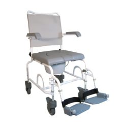   DuoMotion-5' állítható magasságú tusolószék / fürdetőszék és szoba wc lábtartóval