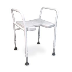    DS-130 Állítható magasságú karfás tusolószék - fürdető szék 130 kg-ig