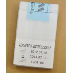 Vérvételi egységdoboz  élő