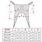 Betegemelő hám standard - fürdetésre is