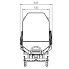 Kezelőágy / vizsgálóágy elektromos-görgős 90 cm