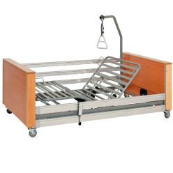   Ecofit Xtra elektromos betegágy 140x200 alumínium korlátokkal