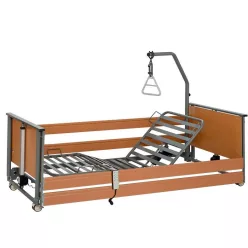   Ecofit S Low elektromos betegágy - kapaszkodóval, alacsony végállással