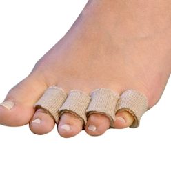   Textíl lábbujjvédő szilikon külső csíkkal - 39 cm hosszú