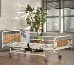   Betegágy kórházi emelhető fejtámlával és lábtámasszal