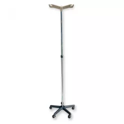 Infúziós állvány rozsdamentes 2 kampó /10 kg-ig