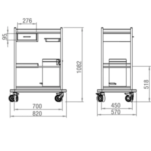 Kötöző kocsi INOX-1
